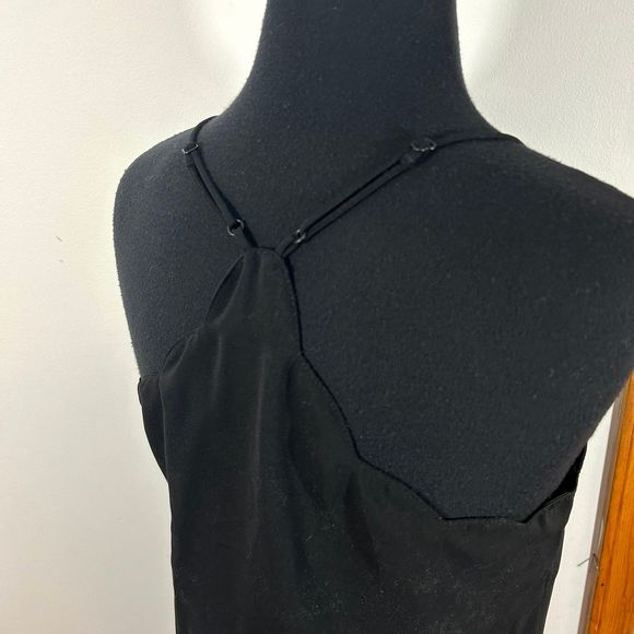 J Crew‎ Spaghetti Strap Tank Top Blouse Womens 6 Black - Picture 3 of 7